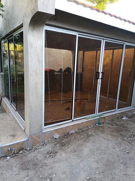 Dealers in sliding doors and all aluminium and glass works Slide Door, Aluminium Sliding Doors, Sliding Window, Aluminium Windows, Ideas Casa, Sliding Windows, Sliding Doors, Room Divider, Doors