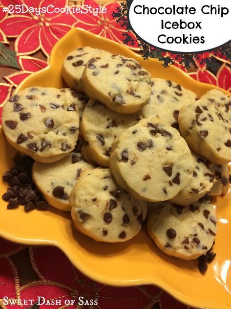 Refrigerator Cookies Recipes, Icebox Cookie Recipe, Refrigerator Cookies, Box Cookies, Icebox Cookies, Box Chocolate, Stick Butter, Chocolate Cookie Recipes, Dessert Ingredients