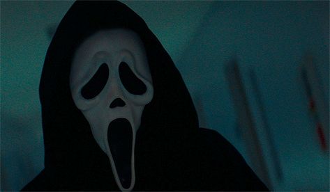 Junk Food Cinemas Ghostface Banner, Scream Pfp, Ghost Face, Pfp Ideas, Profile Pictures, Scream, Ghost, Gif