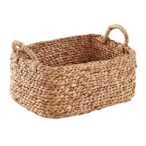 Water Hyacinth Braided Weave Bins Toy Storage Cubes, Walk In Pantry Ideas, Fabric Storage Cubes, How To Roll Towels, Decorative Storage Boxes, Fabric Storage Bins, The Container Store, Water Hyacinth, Container Store