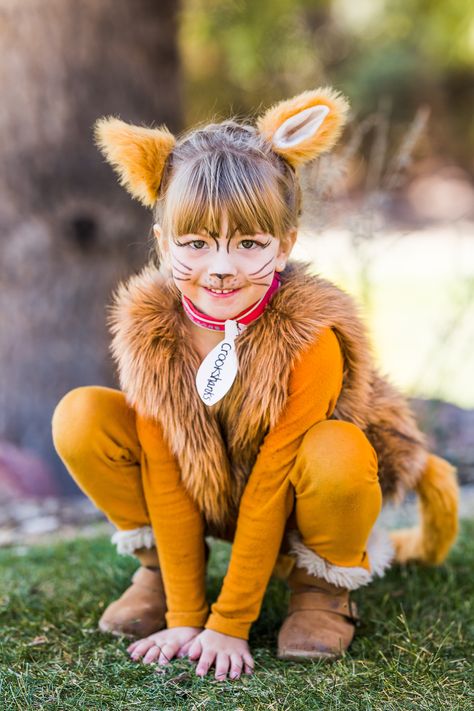 #harrypotter Crookshanks Costume, Wolf Costumes, Animal Costumes Diy, Cheap Halloween Diy, Book Character Day, Wolf Costume, Diy Costumes Kids, Harry Potter Halloween, Harry Potter Costume