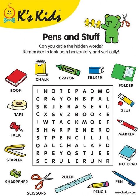 Word Puzzles For Kids, Kids Word Search, Multiplication Games, English Activities For Kids, English Exercises, Learning English For Kids, English Worksheets For Kids, Kids English, Number Words