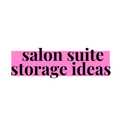 Collection of creative salon suite storage ideas, providing innovative solutions for color storage, small salon suites, and overall space optimization. Perfect guide for creating an organized, clutter Organize Salon Suite, Beauty Salon Storage Ideas, Small Salon Suite Storage Ideas, Small Salon Suite, Small Salon Suite Ideas, Small Salons, Small Salon, Organizational Hacks, Salon Stations