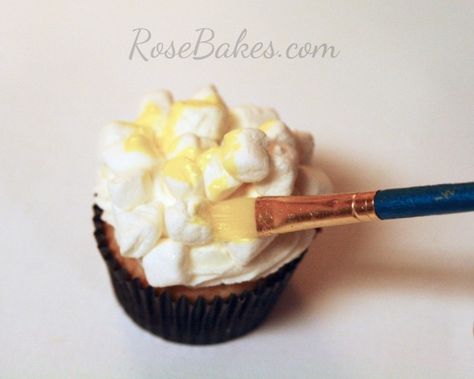 How to Make Easy Popcorn Cupcakes 06 Mini Marshmallows, Movie Night Party Decorations, Popcorn Cupcakes, Easy Popcorn, Marshmallow Popcorn, Carnival Birthday Party Theme, Circus Carnival Party, Carnival Birthday Parties, Carnival Birthday