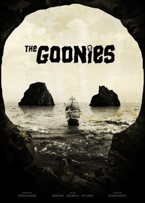 The Goonies (1985) Los Goonies, Goonies 1985, Poster Grafico, Vintage Films, Movie Classics, Bon Film, The Goonies, Cat Teapot, Movies Worth Watching