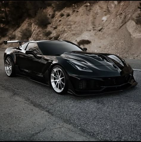 Stingray Aesthetic, White Corvette, Chevy Corvette Z06, Corvette C7 Stingray, Black Corvette, C7 Stingray, C6 Corvette, C7 Corvette, Car Aesthetics