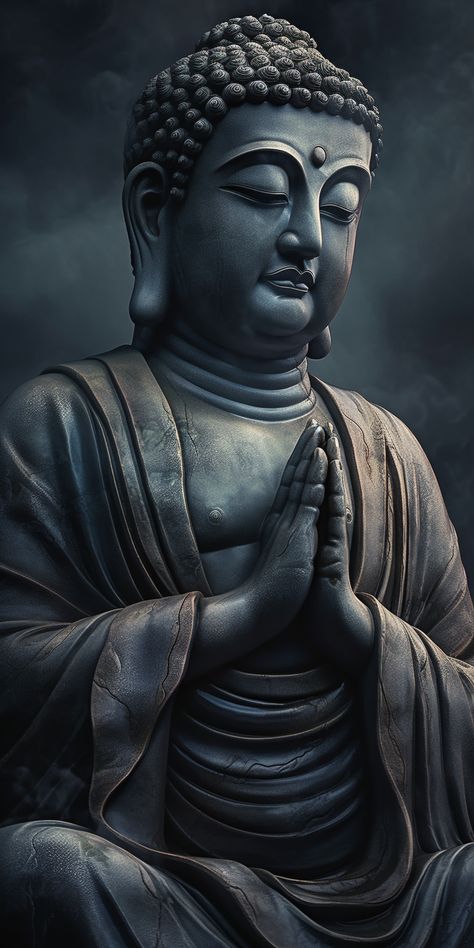 Buddha with the mesmerizing blend of realistic detail and mystical elements. His closed eyes and serene expression exude inner peace, while a warm light and pulsing aura suggest divine energy. Arte Ganesha, Buda Wallpaper, Buddha Wallpaper Iphone, Buddhism Wallpaper, Dr Ambedkar Hd Wallpaper New, Mystical Elements, Lord Buddha Wallpapers, Buddha Tattoo Design, Buddhist Art Drawing