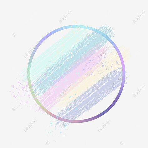 Rainbow Color Background, Circle Rainbow, Frame Circle, Page Frames, Unicorn Png, Unicorns Png, Rainbow Png, Colorful Clouds, Unicorn Colors