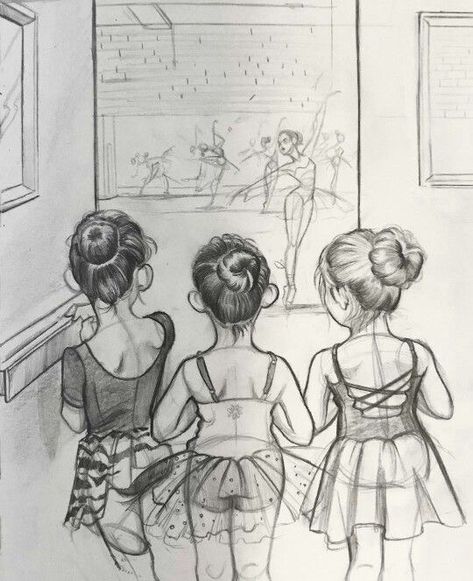 Skitse Bog, Ballet Drawings, Dancing Drawings, Ballet Art, Easy Drawings Sketches, Fete Anime, Dance Art, Sketch Art, Book Art Drawings