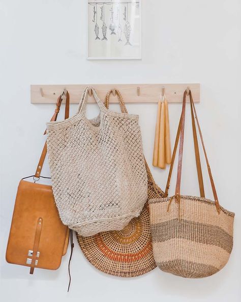 Our macrame bag is knotted entirely by hand and made from natural undyed jute. The perfect bag for trips to the farmers market and picnics in the park. #macrame #jutebag #totebag #macramemakers #homedecor #homegoods #homewares #homedecoration #homeaccessories #homeaccount #slowliving #bag #crochetbag #crochet #craft #crafts #craftmanship #northhomeware Macrame Shopping Bag, Jute Totes, Macrame Knot, Macrame Bag, Picnic In The Park, Locally Grown, Jute Bags, Beeswax Candles, Shopping Tote Bag