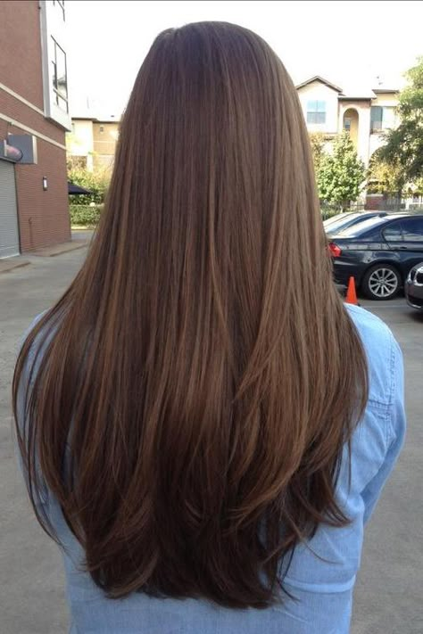 Long Hair Ideas to See Before You Go Short - Southern Living Long Straight Layered Hair, Straight Haircuts, Longer Hair Growth, Straight Layered Hair, Long Brown Hair, Michelle Williams, Trendy Hair, Long Layered Hair, Haircuts For Long Hair