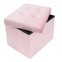 Pink Ottoman, Storage Cube Ottoman, Vein Thrombosis, Folding Ottoman, Velvet Footstool, Foot Rest Ottoman, Store Books, Kids Stool, Cube Ottoman