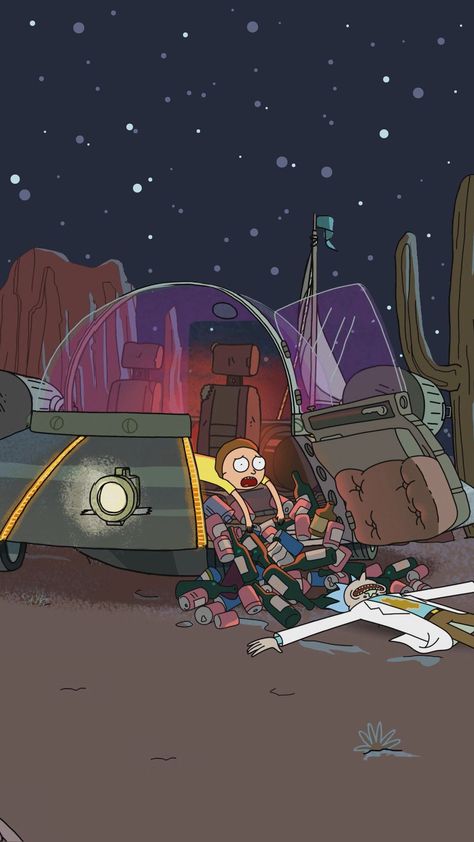 Rick And Morty, Wallpapers, Cars