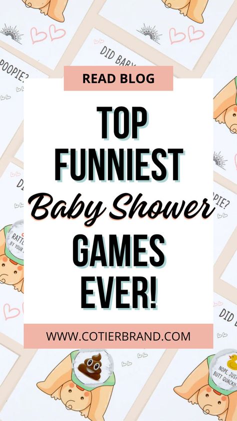 Enjoy humor without embarrassment with these tasteful yet hilarious games. Perfect for keeping things fun but appropriate. Funny Baby Shower Games, Fun Baby Shower Games, Top Funny, To Laugh, Classic Games, Baby Prints, Funny Games, Baby Shower Games, Funny Babies