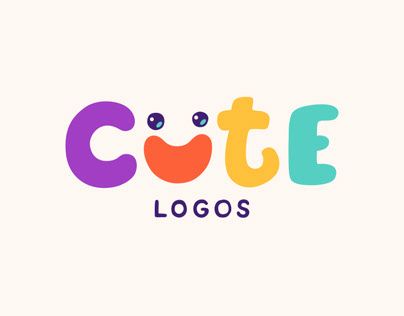 Cute Logo Design Ideas, Cute Logo Ideas, Playful Typeface, Cute Logo Design, Logo For Kids, Childrens Logo, Kids Branding Design, Cute Logos, Typographie Logo