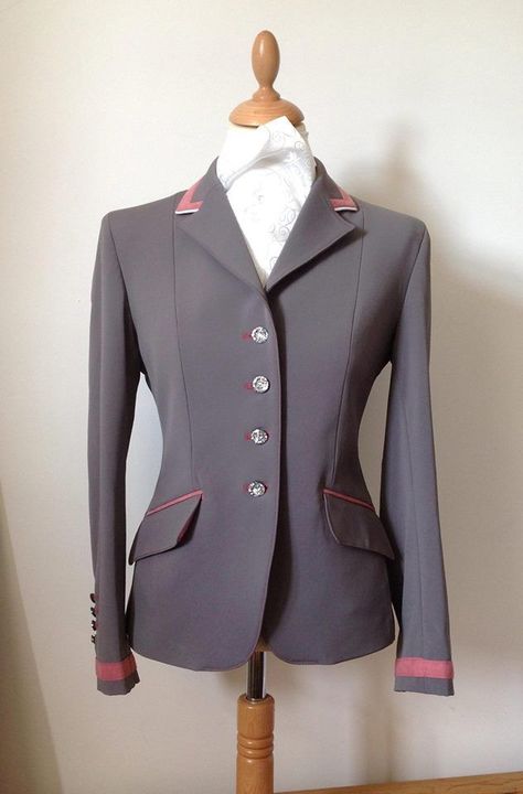 Dressage Jacket. I imagine the details more in a lilac or lavender. Love this company! Dressage Jacket, Dressage Coats, Dressage Fashion, Equine Fashion, Horse Show Clothes, Equestrian Chic, Horse Fashion, Show Jackets, Riding Jacket