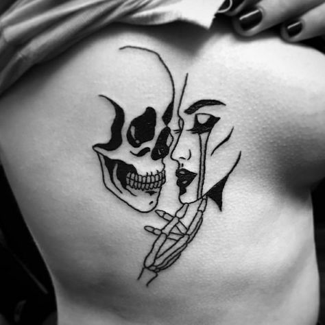 Pretty Skull Tattoos, Skeleton Hand Tattoos, Skull Rose Tattoos, Skeleton Hand Tattoo, Geniale Tattoos, Badass Tattoos, Black Ink Tattoos, Skeleton Hand, Skull Tattoos