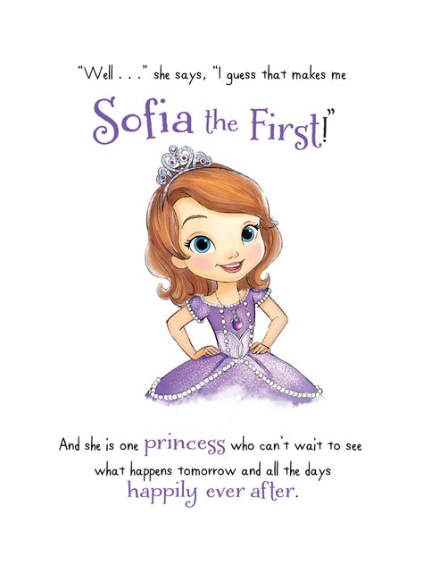 Sofia The First Quotes, Sofia The First And Amber, Sofia The First Cartoon, Pencil Sketches Easy, Disney Princess Sofia, Disney Movie Art, Disney+ Icon, Princess Sofia The First, Princess Quotes