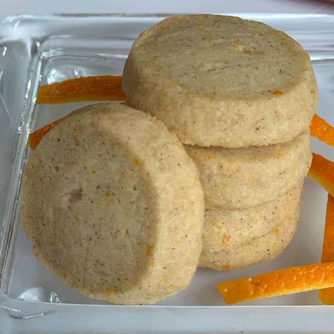 Orange Cardamom Shortbread Cookies, Cardamon Recipes, Orange Shortbread Cookies, Cardamom Recipe, Orange Shortbread, Cardamom Cookies, Walnut Cookies, Cookie Calories, S'mores