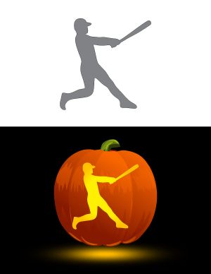 Free Printable Sports Pumpkin Stencils Baseball Pumpkin Carving, Pumpkin Stencils Free Printable, Baseball Pumpkin, Halloween Softball, Printable Baseball, Printable Pumpkin Stencils, Pumpkin Carving Patterns Free, Pumpkin Stencils Free, Halloween Pumpkin Stencils