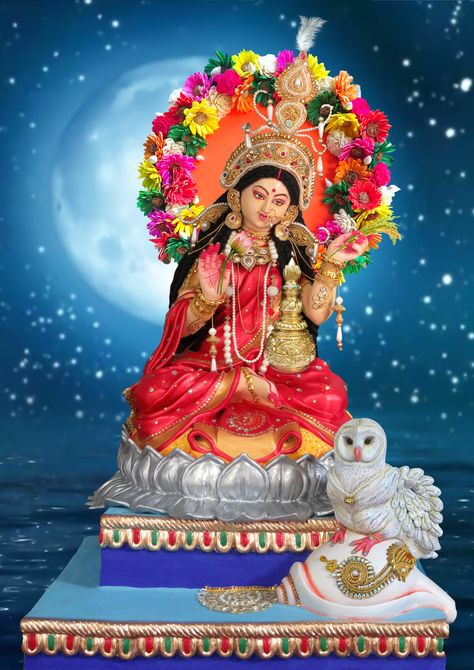 ma laxmi Ma Laxmi, Maa Lakshmi, Laxmi Narayan, Terracotta Art, Lakshmi Devi, Bangla Love Quotes, Bengali Bride, Bride Photography Poses, Bride Photography