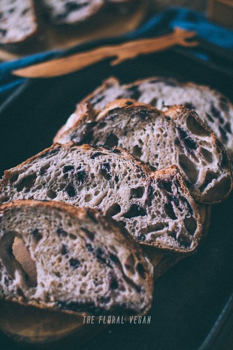 Blueberry Sourdough (that tastes like Blueberry Cheesecake) Vegan Katsu, Sourdough Basics, Blueberry Sourdough, Vegan Katsu Curry, Blueberry Cheesecake Recipe, Katsu Curry, Sourdough Starter Recipe, Vegan Cream, Japanese Curry