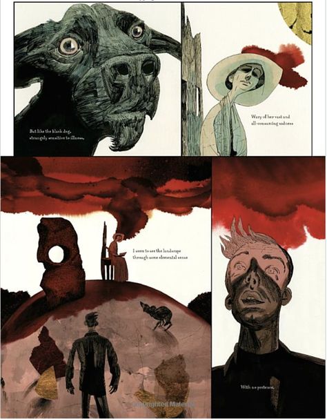 Dave Mckean Illustration, Dave Mckean Art, Dave Mckean, Arrows Graphic, Comic Layout, Graphic Novel Art, Bd Comics, Graphic Novels, Comic Illustration