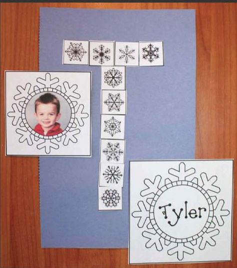 snowflake activities, alphabet activities, winter alphabet activities, letter art, letter crafts, snowflake poem, January writing prompts, snowflake writing prompts Snowflake Writing, Snowflake Poem, Snowflake Activities, January Writing Prompts, Name Writing Activities, Winter Alphabet, January Writing, Snowflake Pictures, Winter Theme Preschool