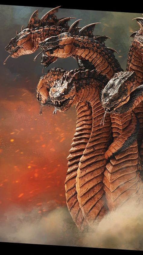 Lernean Hydra | Total War Wiki | Fandom Hydra Dragon Art, Hydra Greek Mythology, Hydra Mythology, Lernean Hydra, Greek Mythology Creatures, Hydra Tattoo, Titans Greek Mythology, Hydra Art, Hydra Monster