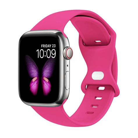 PRICES MAY VARY. 【Comfortable & durable】: The innovative pin-and-tuck design offers extra comfort when wearing the apple watch band. The soft silicone and smooth surface provide a sporty look and offer increased comfort and durability. 【Compatible models】: The Sport Watch Band is compatible with Apple Watch Ultra 2, Apple Watch Ultra, Apple Watch SE, and Apple Watch Series 9/8/7/6/5/4/3/2/1. Available in 38mm, 40mm, 41mm, 42mm, 44mm, 45mm, and 49mm sizes. It comes with well-designed rep 【High-qu Watch Ultra, Apple Watch Band, Sporty Look, Apple Watch Series, Apple Watch Bands, Watch Band, Soft Silicone, The Well, Watch Bands