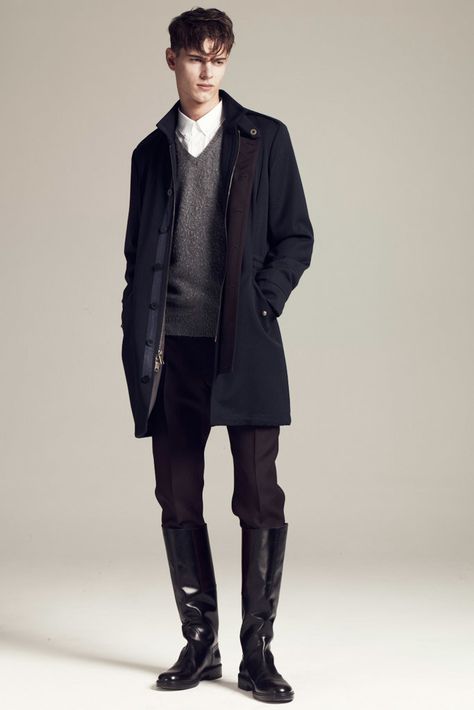 Long Boots Men, Boots Men Outfit, Black Boots Men, Country Wear, Menswear Fashion Show, Wellington Boots, Menswear Fashion, Mens Winter Fashion, Menswear Collection