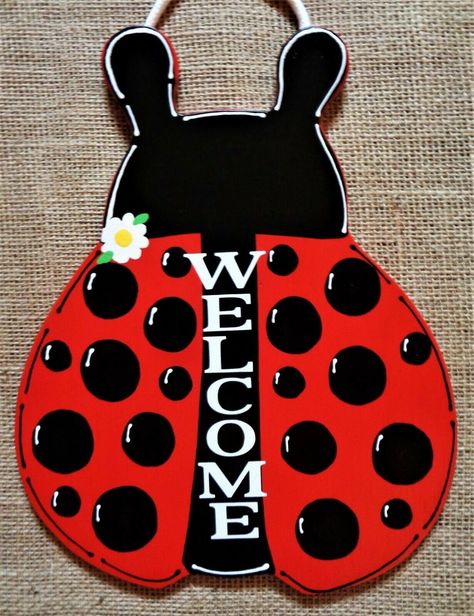 Thanks for the kind words! ★★★★★ "So cute and the Perfect Size for what I wanted. My aunt will love it! Fast shipping….." Beverly R. #etsy #homeandliving #wood #wreaths #gift #woodsigns #mothersdaygift #homedecor#ladybug https://etsy.me/3zJSXmo Country Wood Crafts, Art Door, Ladybug Crafts, Wooden Door Hanger, Family Decor, Wooden Door Hangers, Deck Patio, Patio Door, Wall Art Plaques