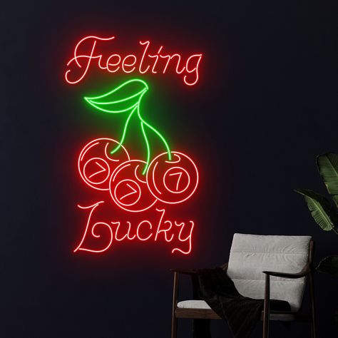 #NeonLightSigns #BrightIdeas #NeonSigns #BrightIdeas Cherry Neon Sign, Unique Neon Signs, Led Words Lights Neon Signs, Cool Neon Signs Bedroom, Neon Room Signs, Cherry Room Decor, Neon Light Signs Aesthetic, Neon Signs Bedroom Decor, Cherry Living Room