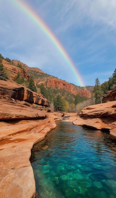 Slide Rock State Park, Arizona America Road Trip Aesthetic, Arizona Summer, Arizona Aesthetic, Slide Rock State Park, Slide Rock, Trip To Grand Canyon, Desert Aesthetic, Scenic Places, Wild Swimming