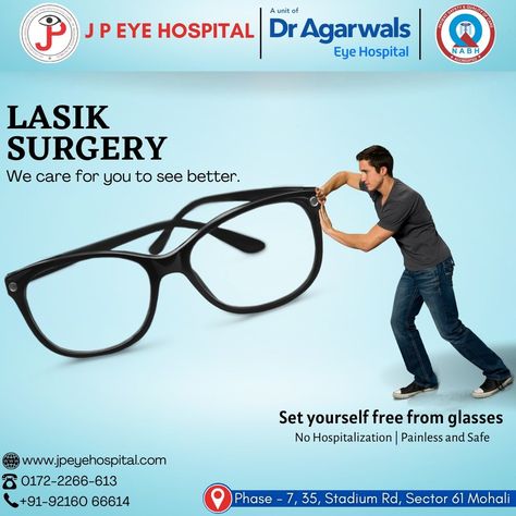 𝗦𝗔𝗬 𝗡𝗢 𝗧𝗢 𝗚𝗟𝗔𝗦𝗦𝗘𝗦. 𝗟𝗔𝗦𝗜𝗞 𝗦𝗨𝗥𝗚𝗘𝗥𝗬 - Get rid of glasses through advanced. If you noticed any symptoms as mentioned above you contact to Eye Specialist. 𝐉𝐏 𝐄𝐲𝐞 𝐇𝐨𝐬𝐩𝐢𝐭𝐚𝐥 - (A Unit of Dr. Agarwal Healthcare Ltd.) [𝙼𝚘𝚋] : +91-92160 66614, 0172-2266-613 [𝚆𝚎𝚋] : www.jpeyehospital.in #JPEyeHospital #Getridglasses #FamilyEyeCare #EyeCheckup #EyeHospital #eye_specialist #CataractSurgery #Cornea #Eyecare #chandigarh #tricity #Haryana #chandigarh #panchkula Eye Specialist, Lasik Eye Surgery, Lasik Surgery, Eye Hospital, Care Hospital, Eye Surgery, Tri Cities, Beautiful Landscape Wallpaper, Set You Free