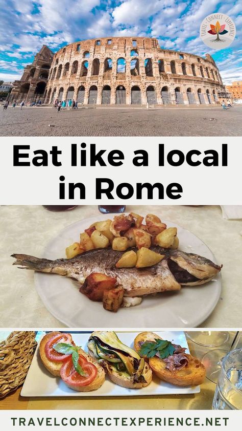 Eat like a local in Rome Healthy Italian Recipes, Rome Restaurants, Rome Vacation, Italy Trip Planning, Rome Food, Rome Itinerary, Healthy Italian, Italian Holiday, Food Spot