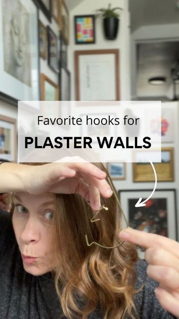 How To Hang On Plaster Walls, Hanging On Plaster Walls, Hanging Pictures On Plaster Walls, How To Hang Pictures On Plaster Walls, Monkey Hooks, Hang Pictures, Drywall Screws, Painted Stairs, Hanging Artwork