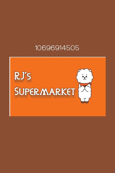 Bloxburg Supermarket, Rj Bt21, Bloxburg Decals Codes, Bloxburg Decals, Bloxburg Decal Codes, Room Makeover Inspiration, Roblox Codes, Fantasy World, Crochet Crafts