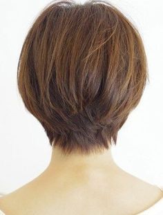 Short Hair Back View, Wedge Haircut, Short Hair Back, Messy Bob Hairstyles, Mom Hairstyles, Best Short Haircuts, Penteado Cabelo Curto, Short Pixie Haircuts, Cute Hairstyles For Short Hair