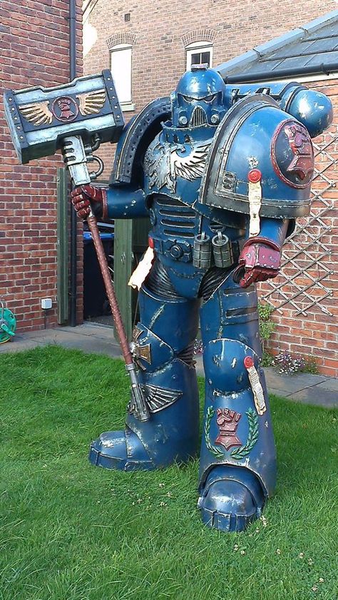 Space Marine More Space Marine Cosplay, Warhammer Cosplay, 40k Cosplay, Marine Costume, Armadura Cosplay, Warhammer 40k Memes, Comic Con Cosplay, Epic Cosplay, Warhammer Art