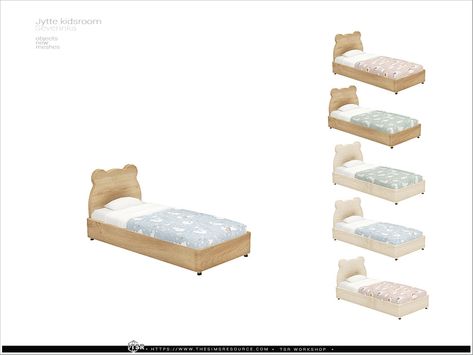 The Sims Resource - Jytte kidsroom - bed toddlers Pink Toddler Bed, Sims 4 Cc Furniture Living Rooms, Sims Finds, Sims 4 Beds, Sims Furniture, Sims 4 Bedroom, Cc Furniture, Sims 4 Children, Toddler Beds