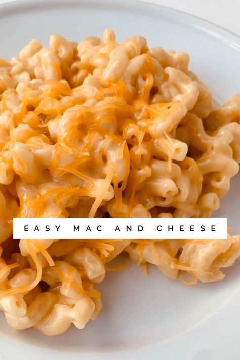 Simple one pot macaroni and cheese for two.