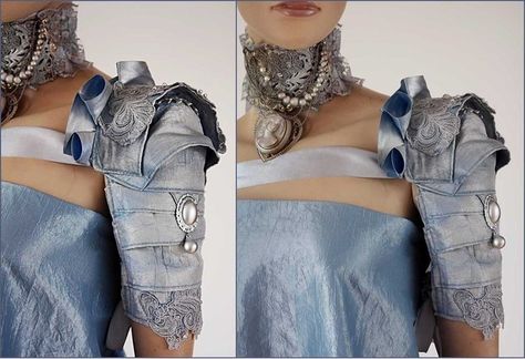 Because you can dress it down in cloth for every day fierceness. Make A Corset, How To Make A Corset, Corset Look, Armor Design, Shoulder Brace, Shoulder Armor, Cosplay Diy, Steampunk Costume, Fantasy Costumes