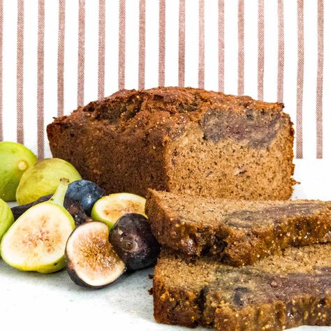 Fig Banana Bread, Apple Banana Bread, Fig Bread, Fig Syrup, Fig Varieties, Banana Loaf, Fig Newtons, Fig Recipes, Fresh Recipes