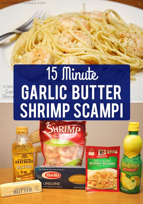 Shrimp Scampi Seasoning Mix Recipe, Shrimp Scampi Seasoning Recipe, Homemade Scampi Sauce, Shrimp And Noodle Recipes Easy, Garlic Butter Shrimp Scampi Pasta, Mccormick Shrimp Scampi Recipe, 15 Minute Shrimp Scampi, Easy Recipes With Shrimp, How To Make Shrimp Scampi