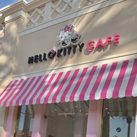 Cafe Hello Kitty, Irvine Spectrum, Hello Kitty Shop, Hello Kitty Wallpaper Hd, Hello Kitty House, Emo Pfp, Kitty Cafe, Hello Kitty Themes, Hello Kitty Aesthetic