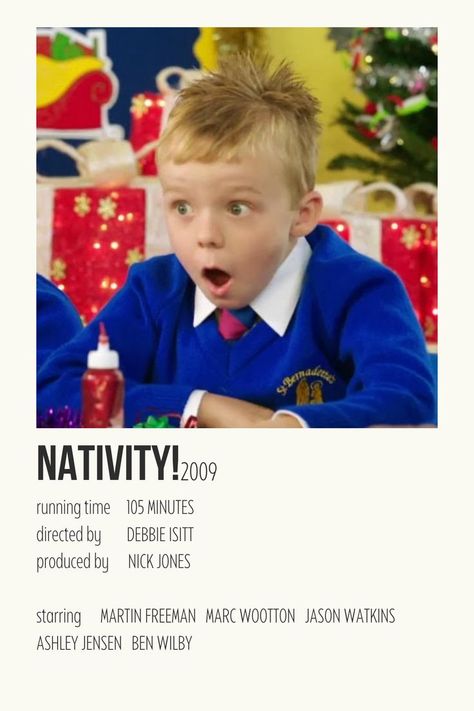 Nativity Movie, Ashley Jensen, Xmas Movies, Christmas Films, Film Posters Vintage, Christmas Feeling, Martin Freeman, Title Page, Film Posters