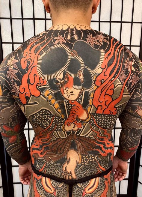 Japanese Tattoos Back Piece, Japanese Back Piece Tattoo, Irezumi Bodysuit, Samurai Back Tattoo, Traditional Back Tattoo, Traditional Japanese Tattoo Flash, Japanese Back Tattoo, Geometric Mandala Tattoo, Back Piece Tattoo