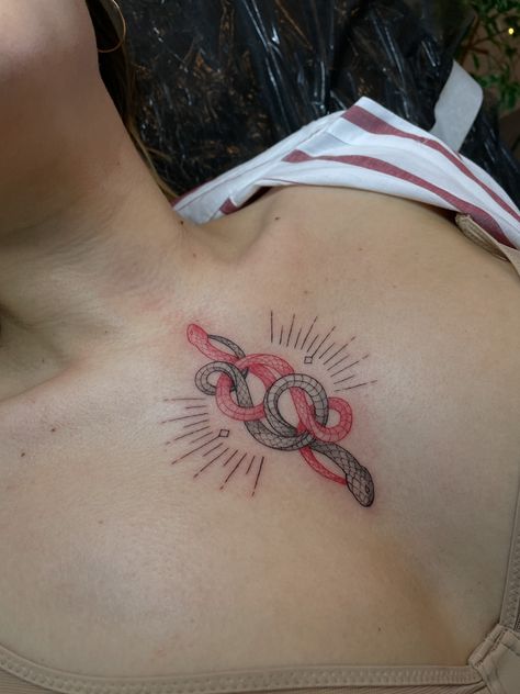 Intertwining Snakes Tattoo, Asp Snake Tattoo, Intertwined Snakes Tattoo, Double Head Snake Tattoo, Intertwined Snake Tattoo, Two Snakes Intertwined Tattoo, Hognose Snake Tattoo, Twin Snake Tattoo, Small Tattoo Red