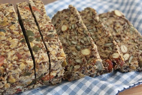 Overnight Oat, Nut & Seed Bread (gluten-free) | Liezl Jayne Nut And Seed Bread, Liezl Jayne, Gluten Free Oat Bread, Overnight Bread, Granola Bar Recipe Healthy, Bars Recipes Healthy, Oat Bread Recipe, Seeded Bread Recipes, Easy Homemade Bread